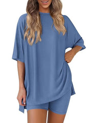 Oversized Womens 2 Piece Sets Summer Outfits 2025