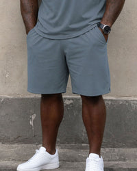 Shorts-Slate Grey
