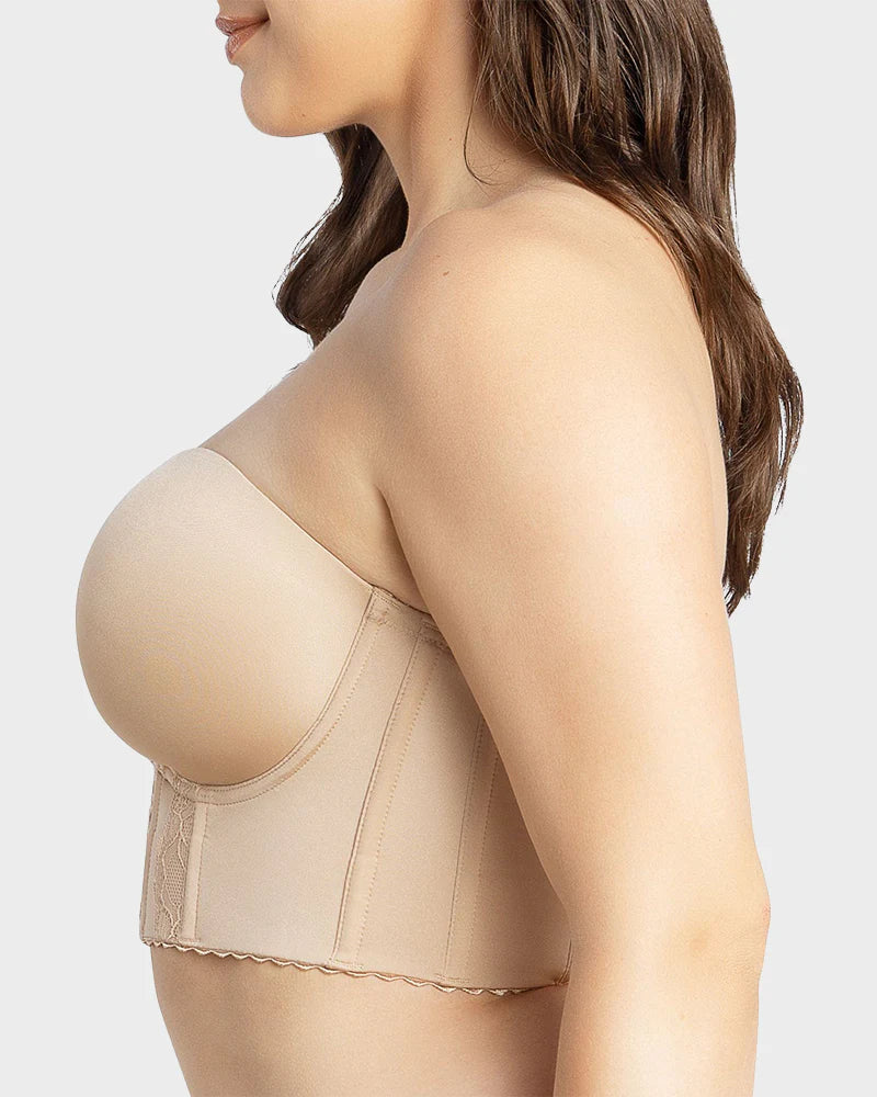 Convertible Non-Slip Full-Coverage Strapless Bustier
