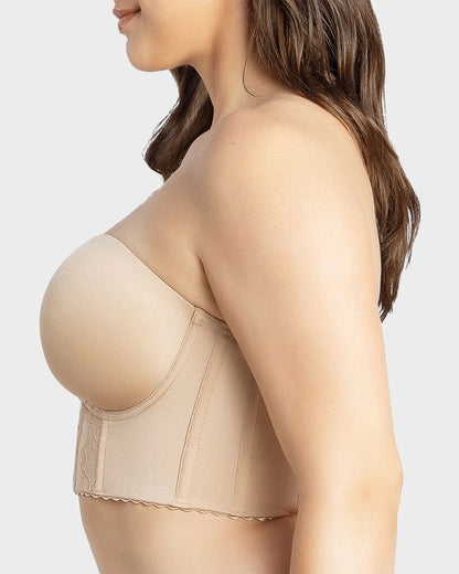 Convertible Non-Slip Full-Coverage Strapless Bustier