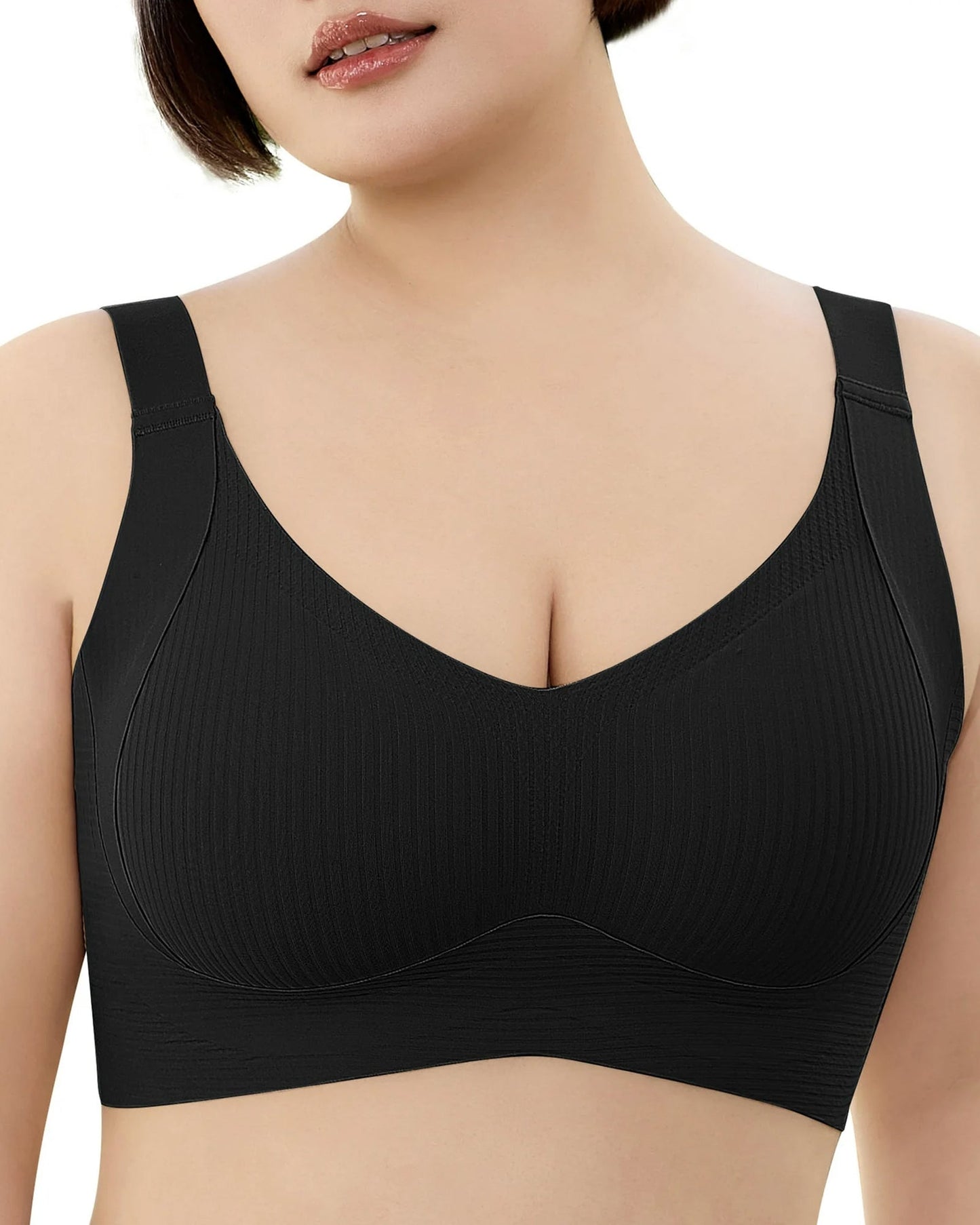 Comfort Full Coverage Wireless Lightly Lined Bra(2 Pack)