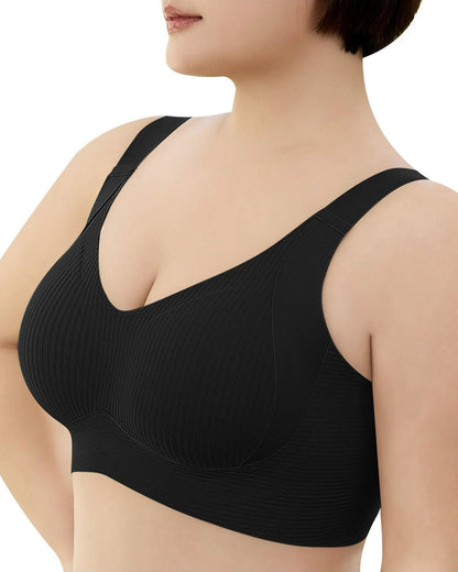 Comfort Full Coverage Wireless Lightly Lined Bra(2 Pack)