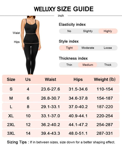 Tummy Control Seamless Full Body Compression Bodysuit