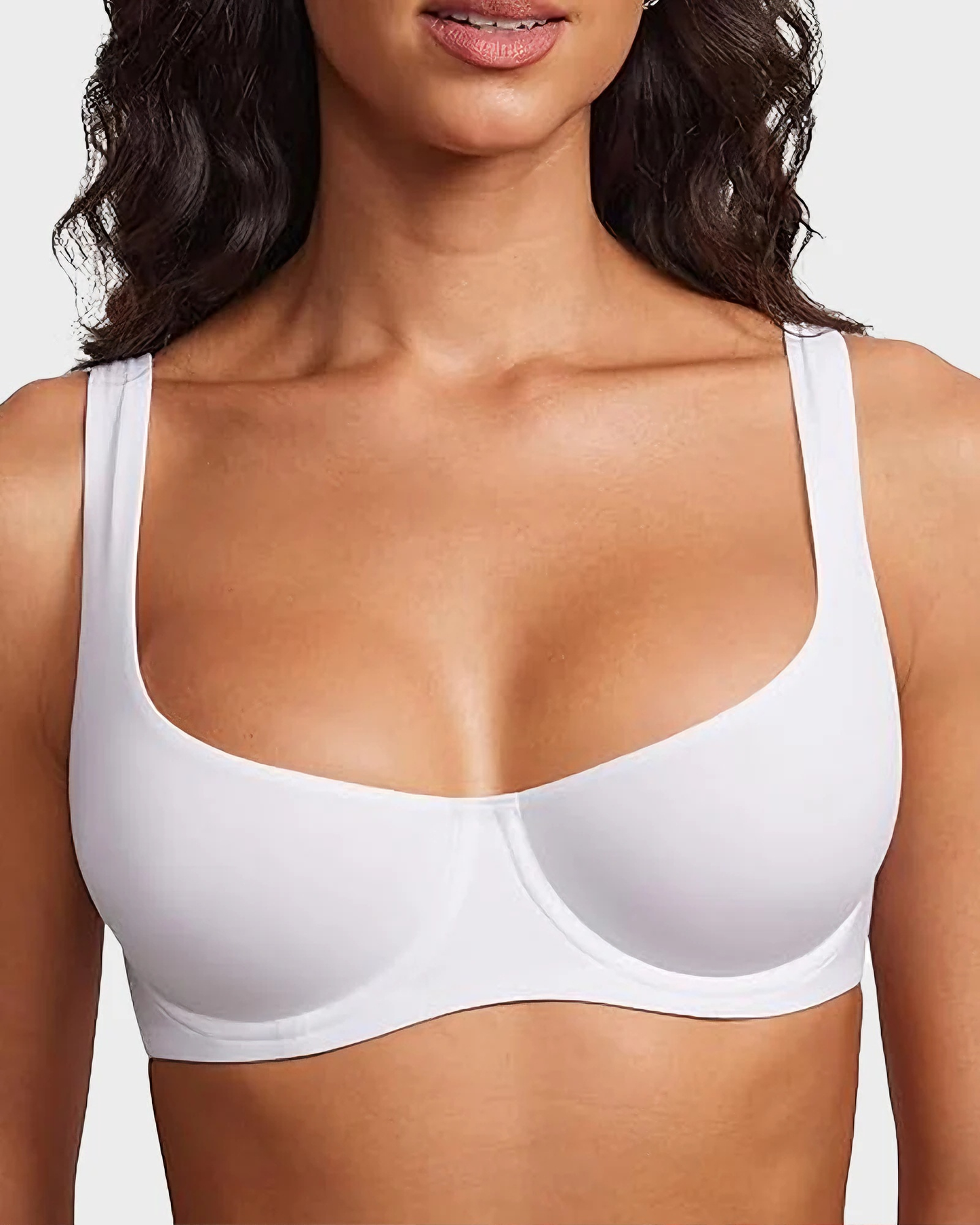 🎅New Year Sale🎄Underwire Support Seamless Unlined Balconette Bra