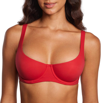 Seamless Unlined Balconette Bra for Women