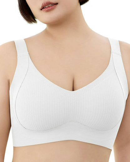 Comfort Full Coverage Wireless Lightly Lined Bra(2 Pack)