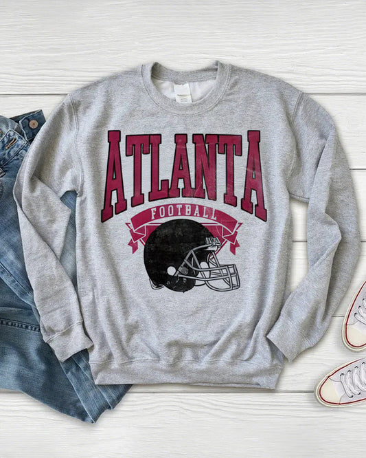 Hometown Pullover City Football Retro Sweatshirt