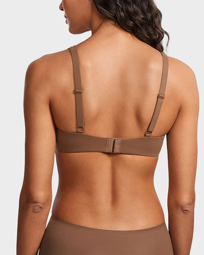 🎅New Year Sale🎄Underwire Support Seamless Unlined Balconette Bra