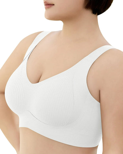 Comfort Full Coverage Wireless Lightly Lined Bra(2 Pack)