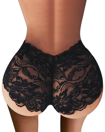 Lace Trim Boxer Briefs