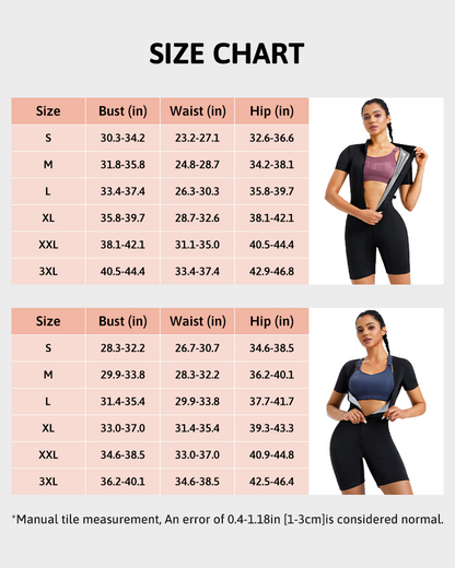 Women's Full Body Shapewear Sauna Suits
