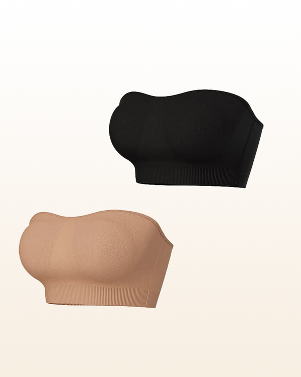 Non-Slip Bandeau Seamless Wireless Strapless Bra