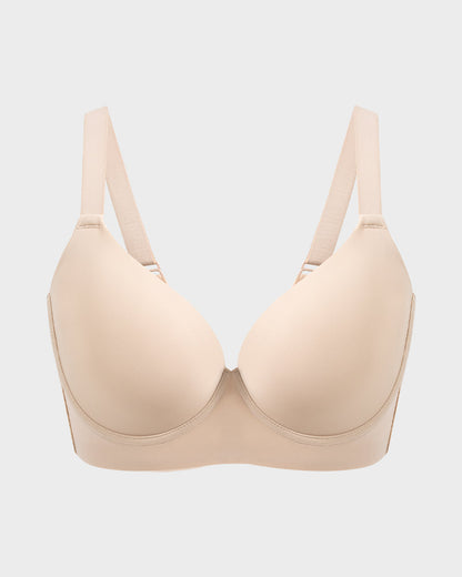 Back Smoothing Push-Up Plunge Bra