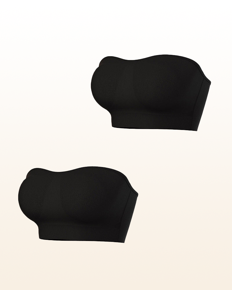 Non-Slip Bandeau Seamless Wireless Strapless Bra