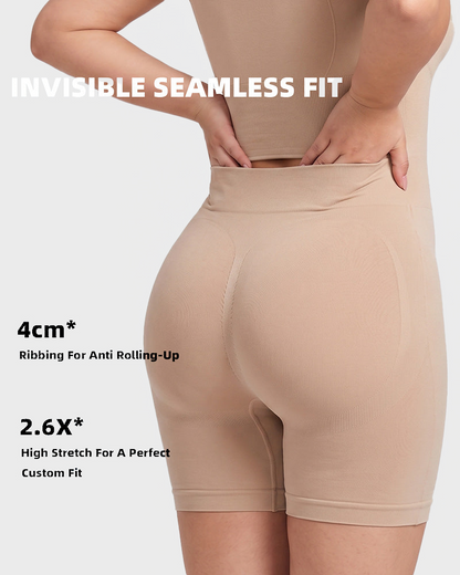 Open Back Tummy Control Butt Lifter Back Support Scrunch Postpartum Bodysuit