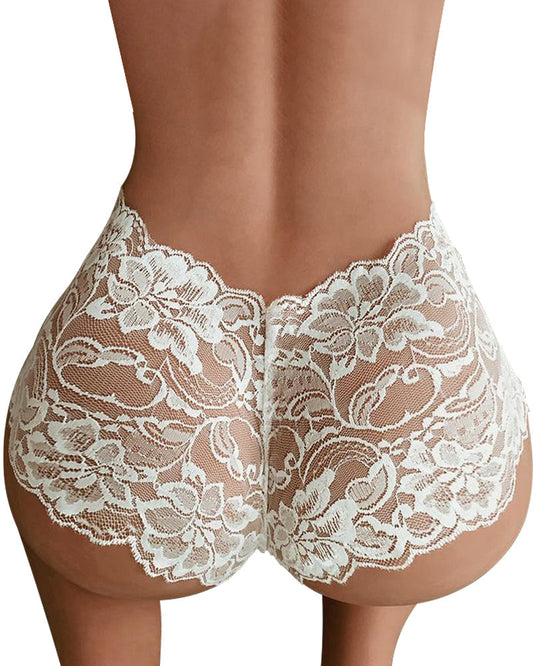 Lace Trim Boxer Briefs