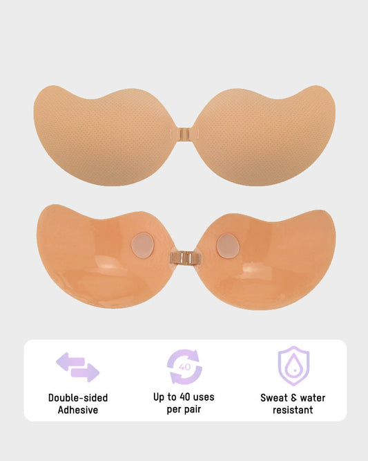 Mango Shaped Breathable Self-Adhesive Invisible Bra (2 Pack)