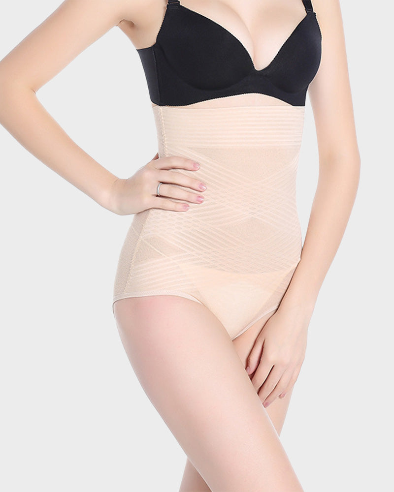 Women's Slim Cross Design High Waist & Hip Lift Body Shapwear