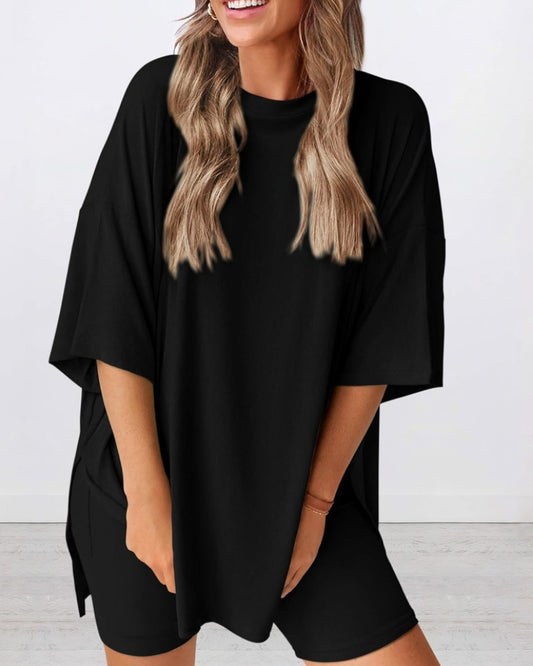 Oversized Womens 2 Piece Sets Summer Outfits 2025