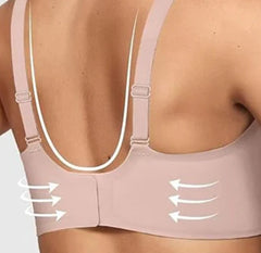 Seamless DeepVPush-Up Wireless Bra