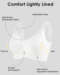Comfort Full Coverage Wireless Lightly Lined Bra(2 Pack)