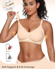Seamless Supportive Full Coverage Everyday Bras Regular and Plus Size