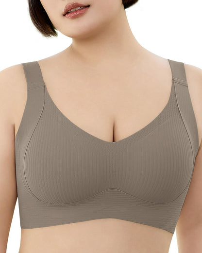 Comfort Full Coverage Wireless Lightly Lined Bra(2 Pack)
