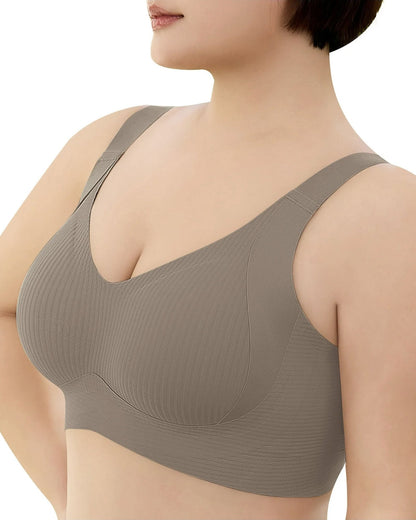 Comfort Full Coverage Wireless Lightly Lined Bra(2 Pack)