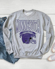 PLUS SIZE Hometown Pullover City Football Retro Sweatshirt