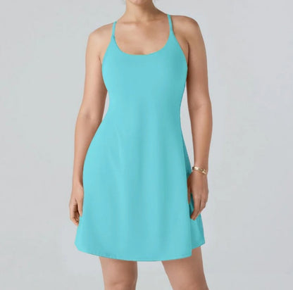Athletic Dress with Unique Built-in Shorts