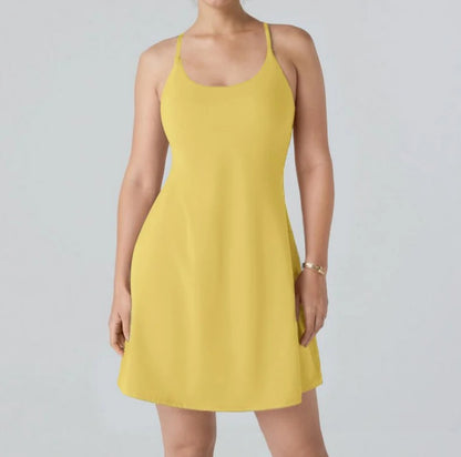 Athletic Dress with Unique Built-in Shorts