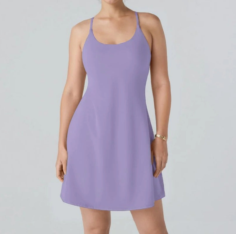 Athletic Dress with Unique Built-in Shorts