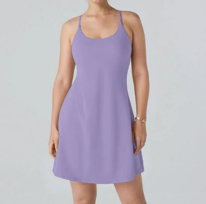 Athletic Dress with Unique Built-in Shorts