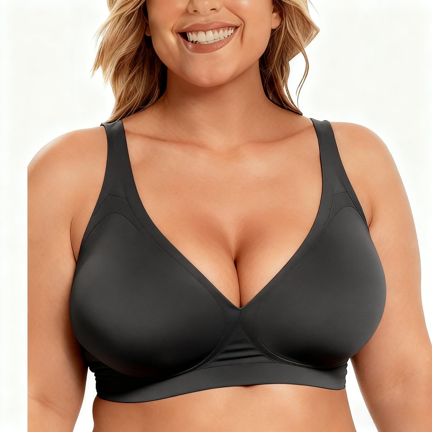 🔥BUY 1 GET 2ND 50% OFF🔥Seamless Deep V Push-Up Wireless Bra