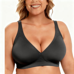 Seamless DeepVPush-Up Wireless Bra