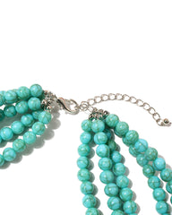 Vintage Bohemian Cracked Beads Layered Necklace