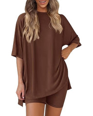 Oversized Womens 2 Piece Sets Summer Outfits 2025