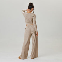 Women's Slouchy Stripe Cozy Two Piece Outfits