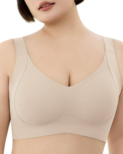 Comfort Full Coverage Wireless Lightly Lined Bra(2 Pack)