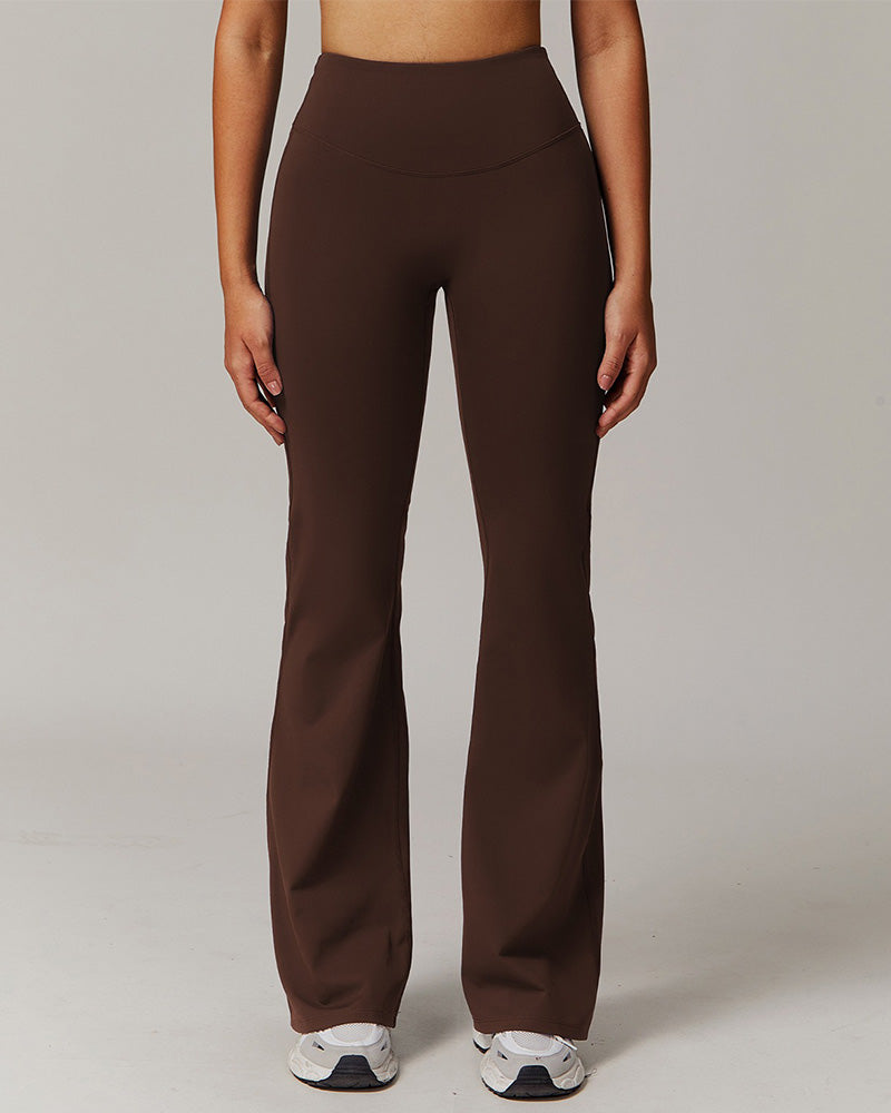High Waist Stretch Casual Soft Straight Leg Pants