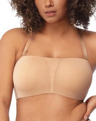 2025 Hot Plus Size Full Coverage Non-slip Underwire Strapless Bras