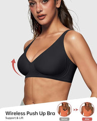 Wireless Bras Deep V Push Up Seamless Bras