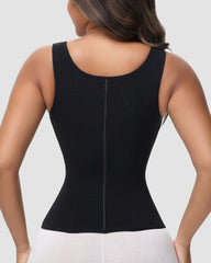 Double-Layer Tummy Control Waist Shapewear with Bra