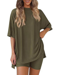 Oversized Womens 2 Piece Sets Summer Outfits 2025