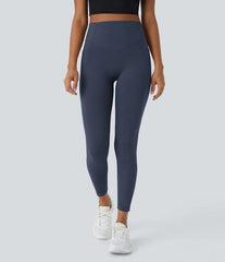 （2 Pack）High Waisted Butt Lifting Tummy Control Side Pocket Shaping Training Leggings