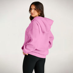 Long Sleeve Pocket Hoodies Fleece Sweatshirts Oversized Pullover