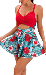 One Piece Skirt Swimsuit Tummy Control Bathing Suits