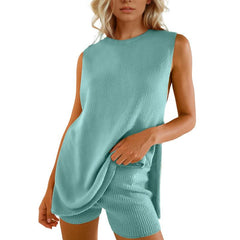 2 Piece Summer Sweater Set Trendy Beach Vacation Sets