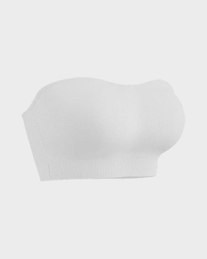 Strapless Bras Non-Slip Silicone Padded Bandeau Bra(2 Pack)