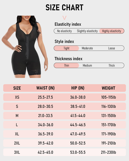 Ultra Firm Fajas - Tummy Control & Butt Lifter with Zipper Crotch